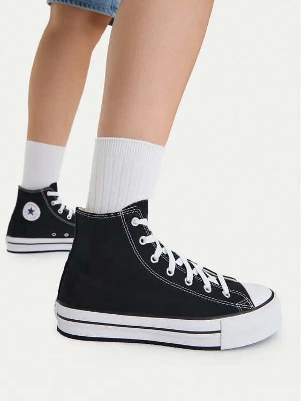 Converse Converse Tenisice Chuck Taylor All Star Eva Lift Hi 272855C Crna