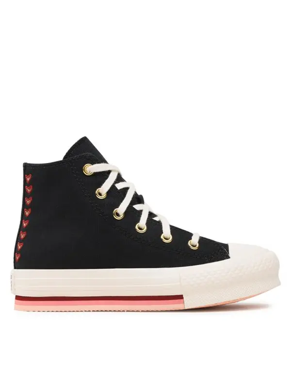 Converse Converse Tenisice Chuck Taylor All Star Eva Lift Hi A04953C Crna