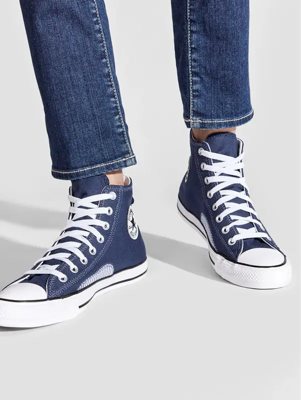 Converse Converse Tenisice Chuck Taylor All Star Hickory Stripe A00480C Tamnoplava
