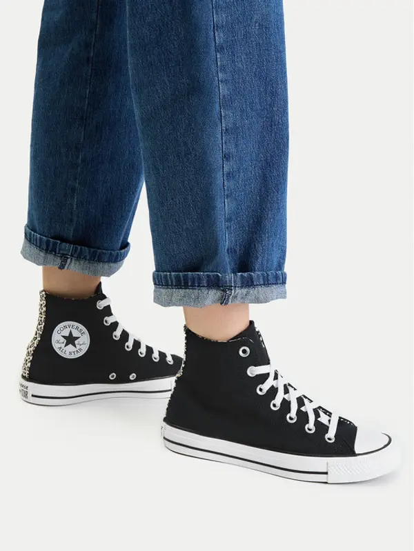 Converse Converse Tenisice Chuck Taylor All Star Leopard A14940C Crna