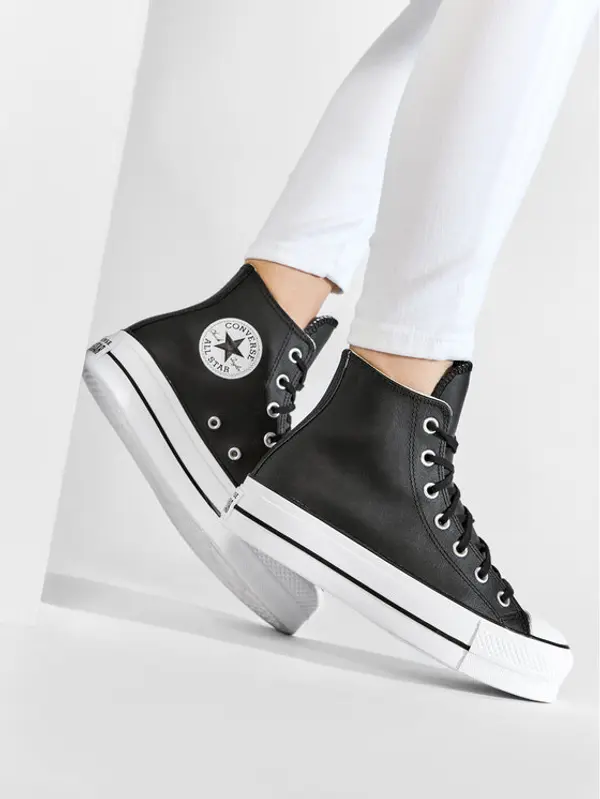 Converse Converse Tenisice Chuck Taylor All Star Lift Clean Hi 561675C Crna