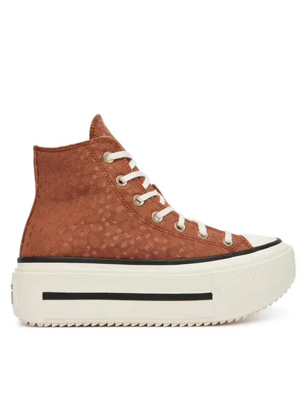Converse Converse Tenisice Chuck Taylor All Star Lift Double Stack Platform Deer A17883C Smeđa