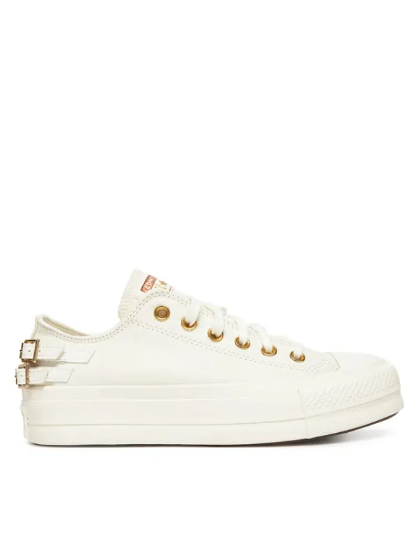 Converse Converse Tenisice Chuck Taylor All Star Lift Platform Buckle A11866C Bijela