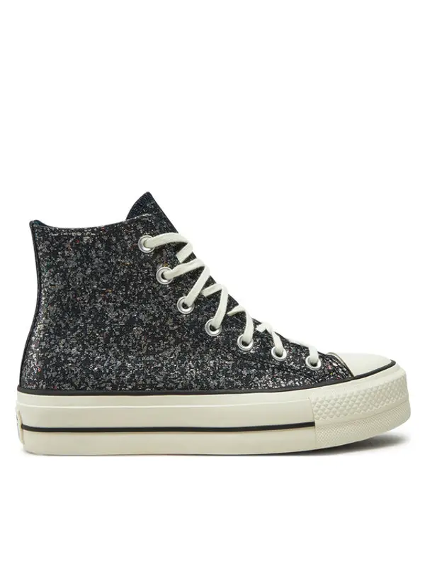 Converse Converse Tenisice Chuck Taylor All Star Lift Platform Glitter A09551C 401 Crna