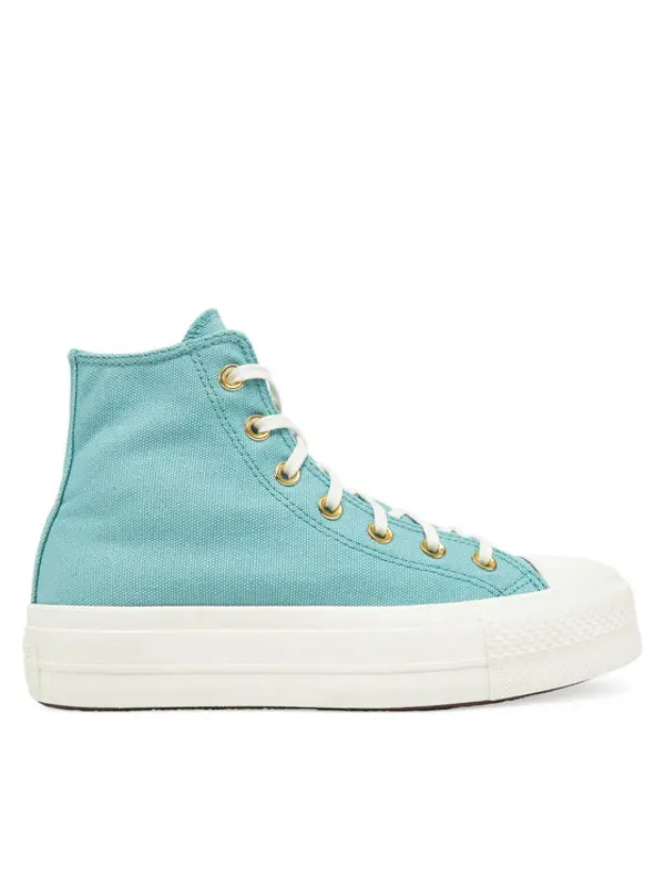 Converse Converse Tenisice Chuck Taylor All Star Lift Platform Gold A11495C Tirkizna