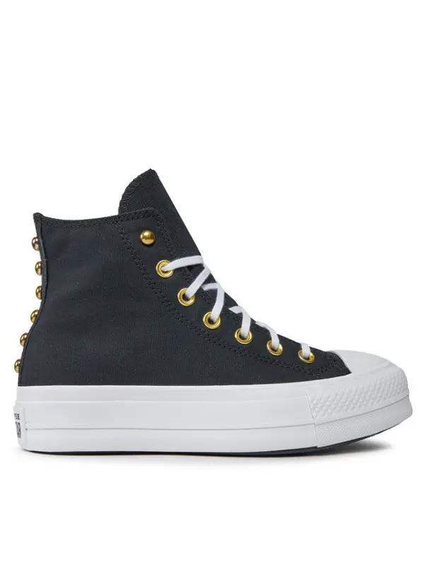 Converse Converse Tenisice Chuck Taylor All Star Lift Platform Star Studded A05453C Crna
