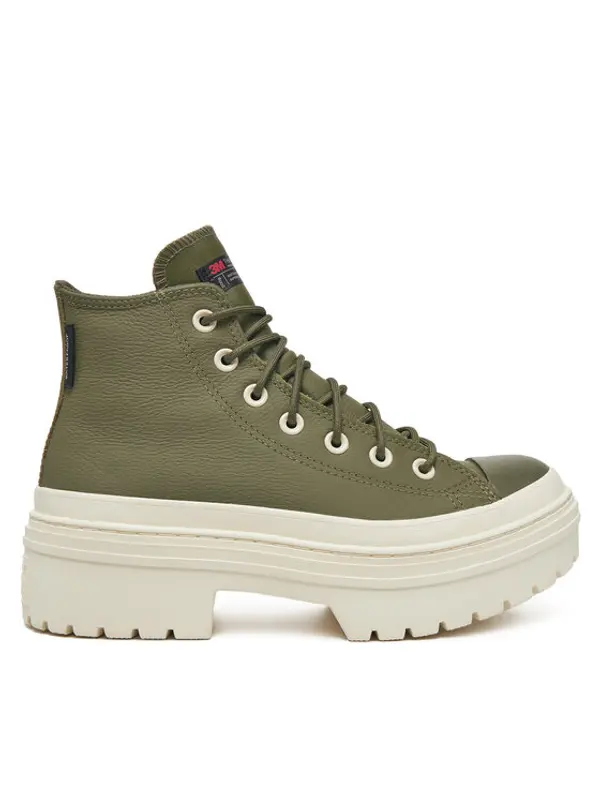 Converse Converse Tenisice Chuck Taylor All Star Lugged Heel Platform Waterproof A11163C 306 Zelena