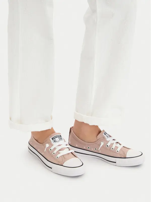 Converse Converse Tenisice Chuck Taylor All Star Shoreline Embroidered Stars A17778C Smeđa