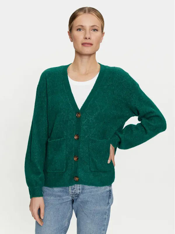 Cream Cream Kardigan Merle 10610140 Zelena Relaxed Fit