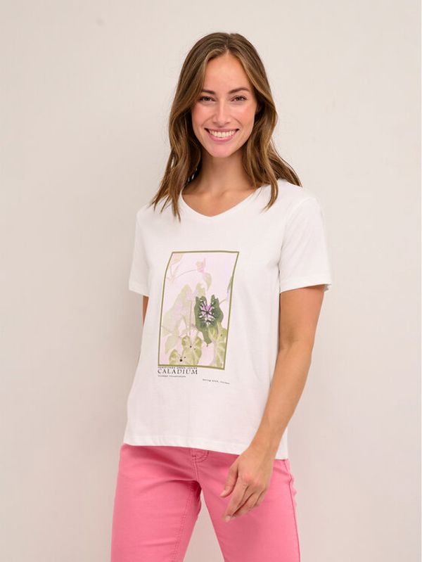 Cream Cream T-shirt Sanna 10611287 Bijela Regular Fit