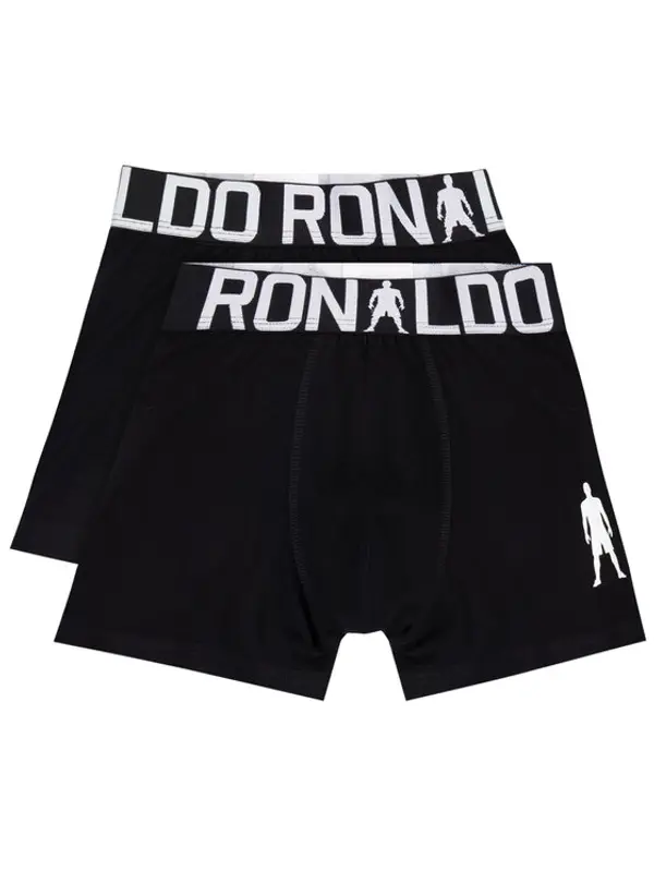 CR7 Cristiano Ronaldo CR7 Set bokserica﻿ Boys 2-Pack Boxer 8400-51-451 Crna
