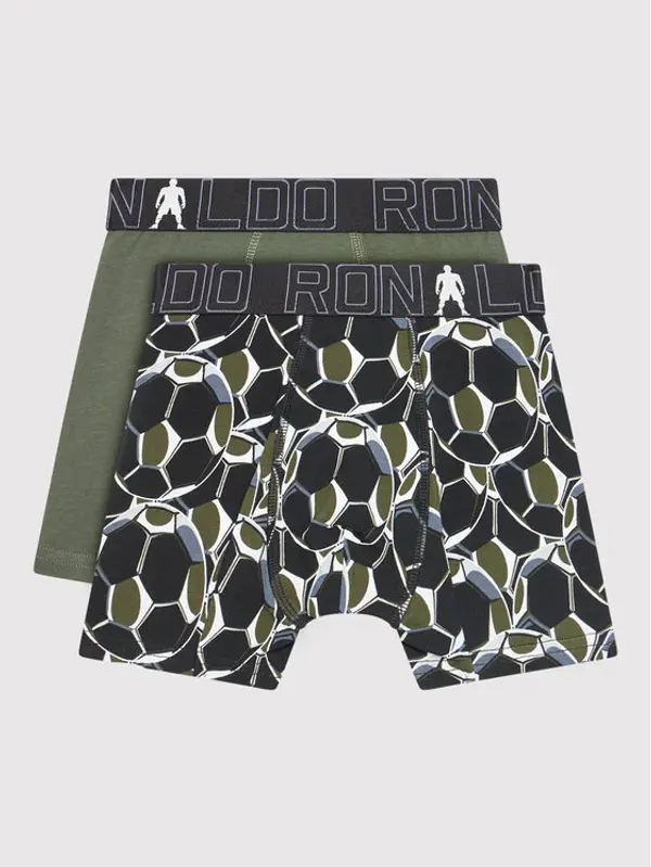 Cristiano Ronaldo CR7 Cristiano Ronaldo CR7 Set bokserica﻿ Trunk 2-Pack 8400-51-565 Zelena