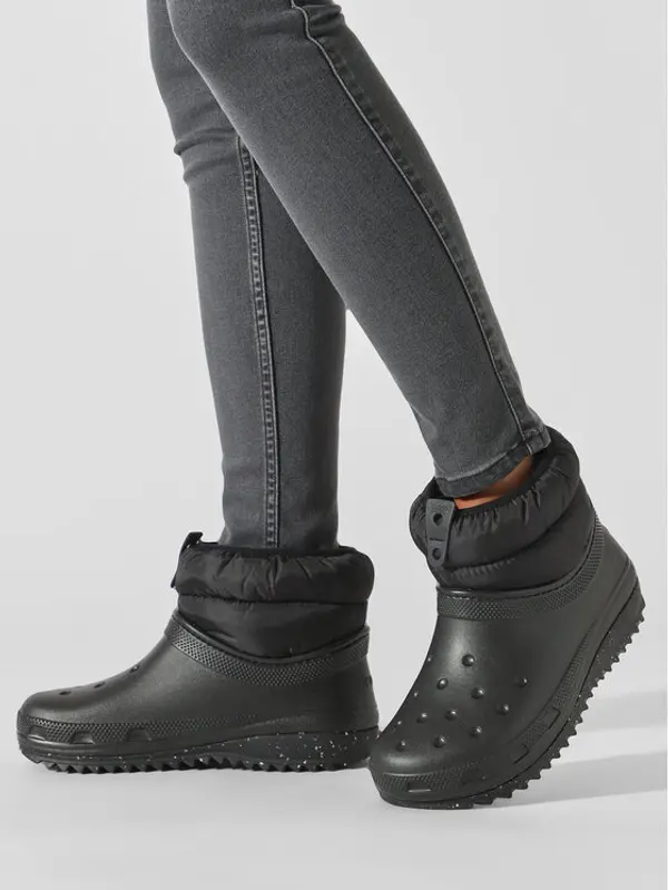 Crocs Crocs Čizme Classic Neo Puff Shorty Boot W 207311 Crna