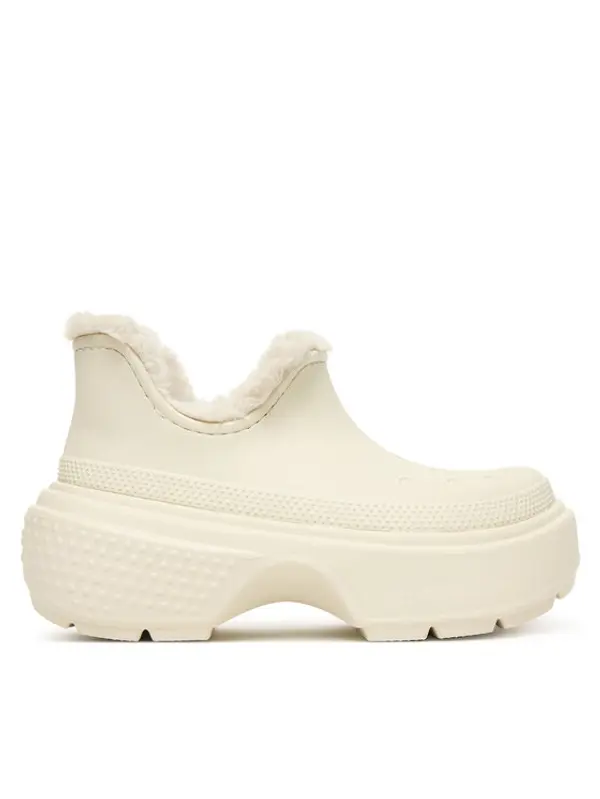 Crocs Crocs Čizme za snijeg Stomp Lined Shorty Boot 210673 Écru