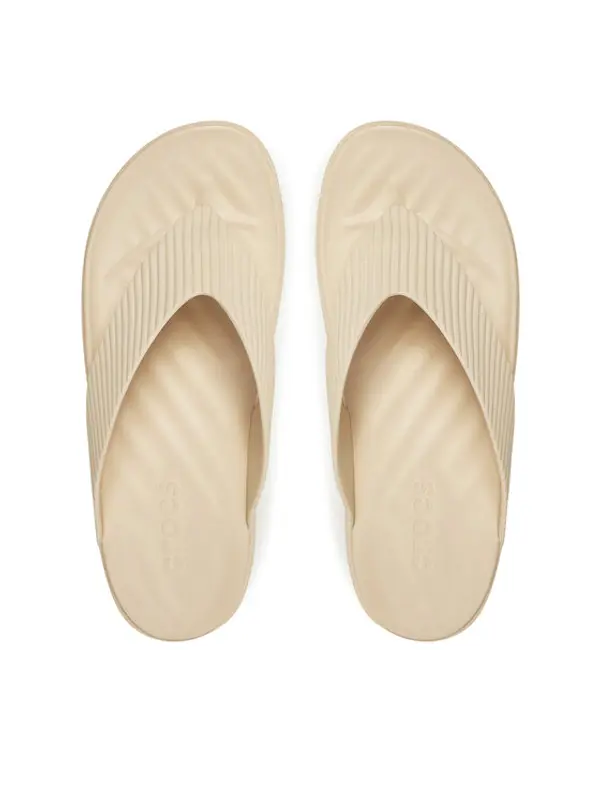 Crocs Crocs Japanke Getaway Groove Platform Flip 210700 Bež