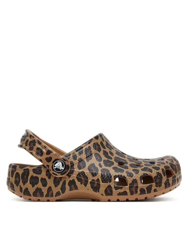 Crocs Crocs Natikače Classic Animal Clog 211881 Smeđa