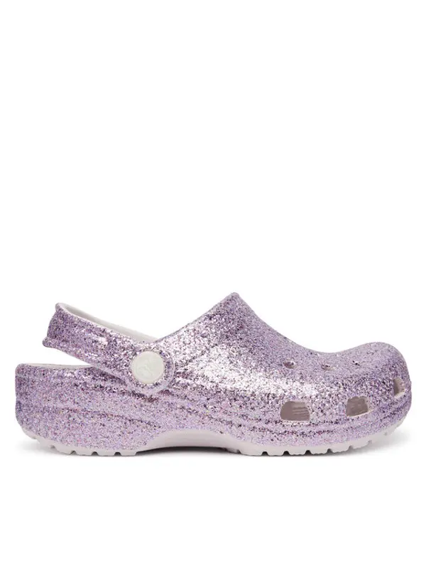 Crocs Crocs Natikače Classic Chunky Glitter Clog K 211939 Ljubičasta
