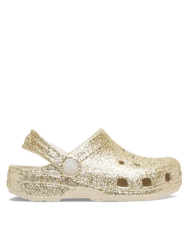 Crocs Crocs Natikače Classic Chunky Glitter Clog K 211939 Zlatna
