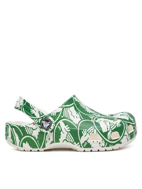 Crocs Crocs Natikače Classic Duke Print Clog K 210007 Zelena