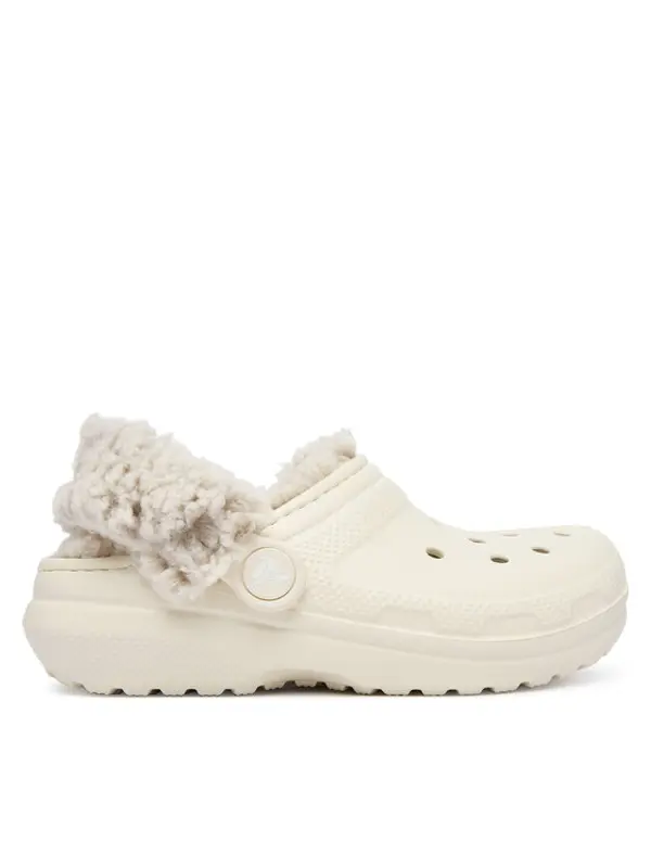 Crocs Crocs Natikače Classic Fleece Lined Clog K 212856 Bež