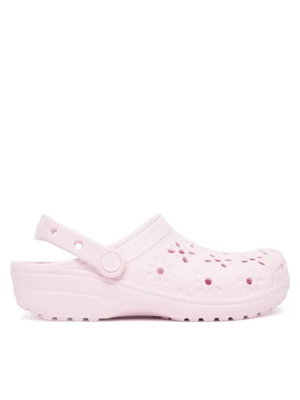Crocs Crocs Natikače Classic Floral Cut Out Clog 210927 Ružičasta
