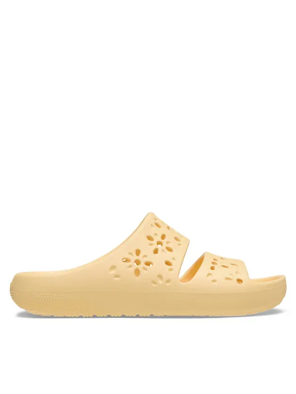 Crocs Crocs Natikače Classic Floral Cutout Sandal 210966 Narančasta