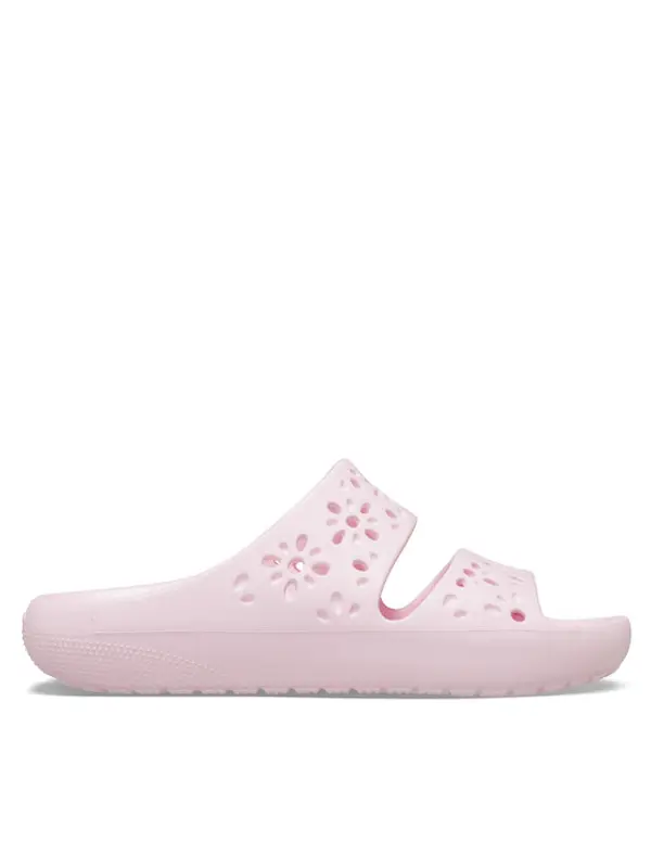 Crocs Crocs Natikače Classic Floral Cutout Sandal 210966 Ružičasta