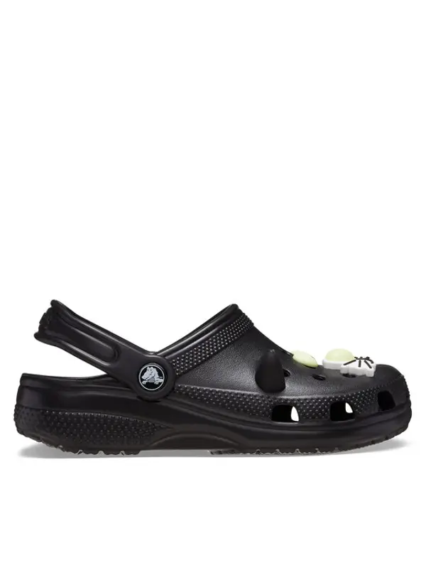 Crocs Crocs Natikače Classic Glow Black Cat Clog K 210387 Crna