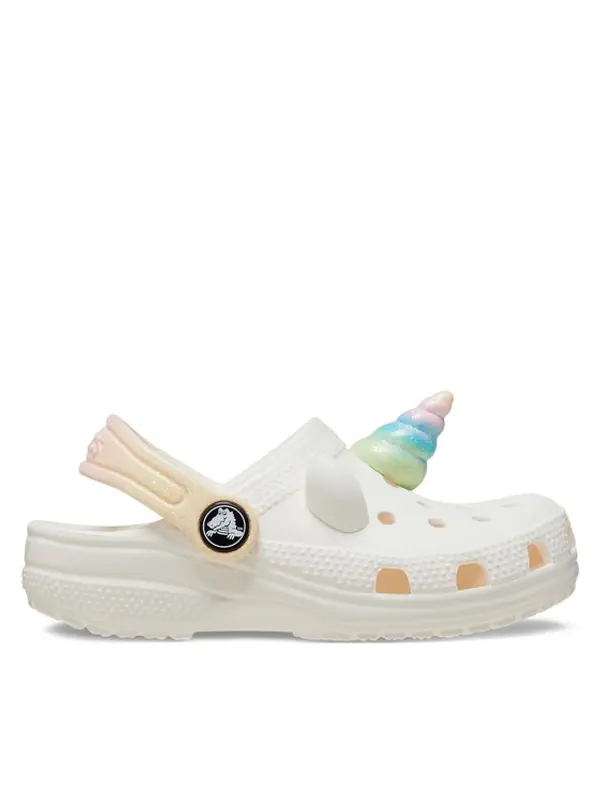 Crocs Crocs Natikače Classic Iam Rainbow Unicorn Clog T 209701 Bijela