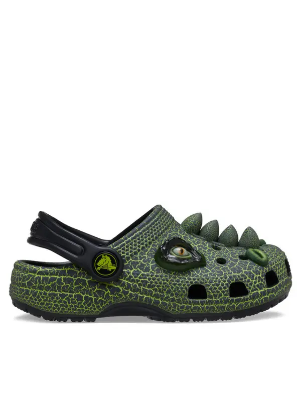 Crocs Crocs Natikače Classic IAM Scary Dino Clog T 211372 Crna
