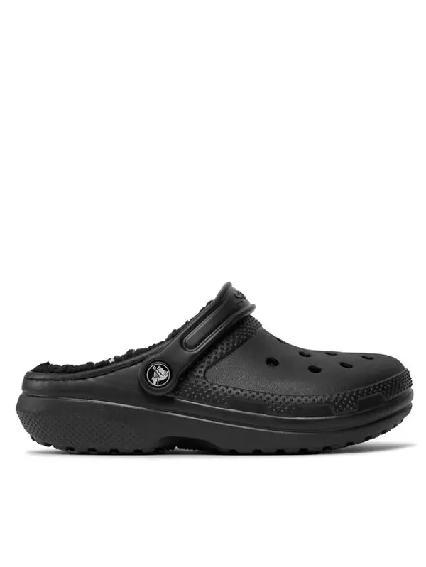 Crocs Crocs Natikače Classic Lined Clog 203591 Crna
