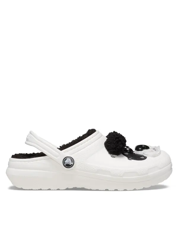 Crocs Crocs Natikače Classic Lined Iam Panda Bear Clog K 210400 Bijela