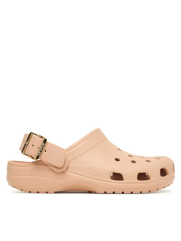 Crocs Crocs Natikače Classic Metallic Buckle Clog 213543 Ružičasta