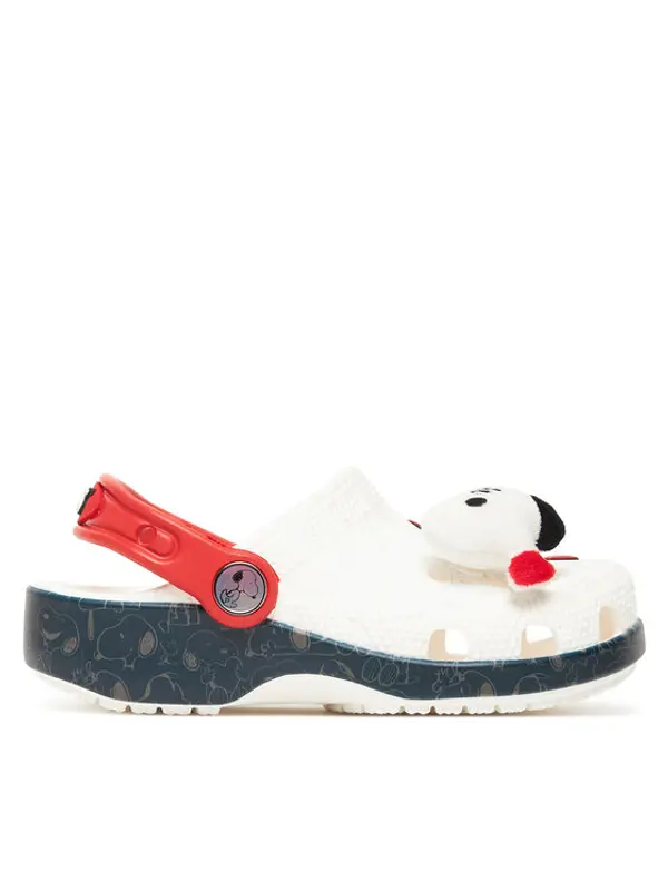 Crocs Crocs Natikače Classic Peanuts 21112 Bijela