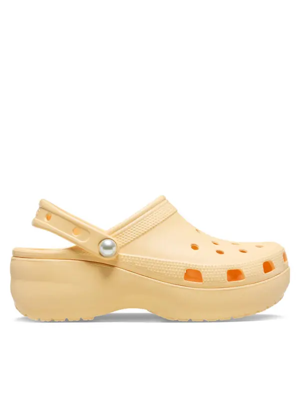 Crocs Crocs Natikače Classic Platform Pearl Clog 211231 Žuta