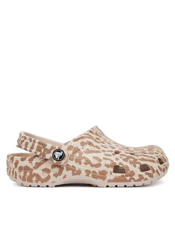 Crocs Crocs Natikače Classic Pop Animal Clogs 214153 Bež