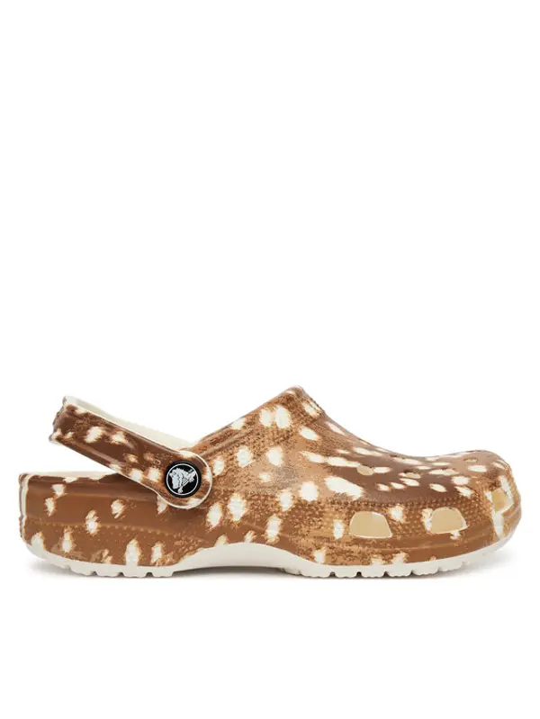Crocs Crocs Natikače Classic Pop Animal Clogs 214153 Smeđa