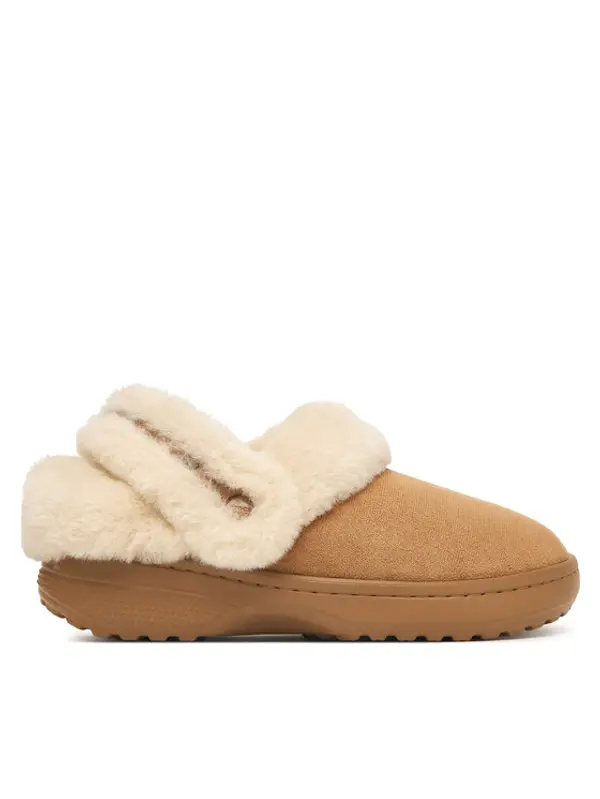 Crocs Crocs Natikače Classic Unfurgettable Vegan Suede Clog 212106 Bež