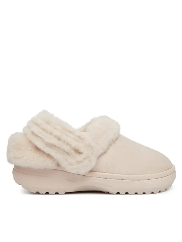 Crocs Crocs Natikače Classic Unfurgettable Vegan Suede Clog 212106 Smeđa