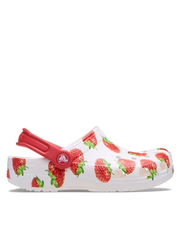 Crocs Crocs Natikače Kids’ Classic Fresh Fruits Clog 211020 Bijela