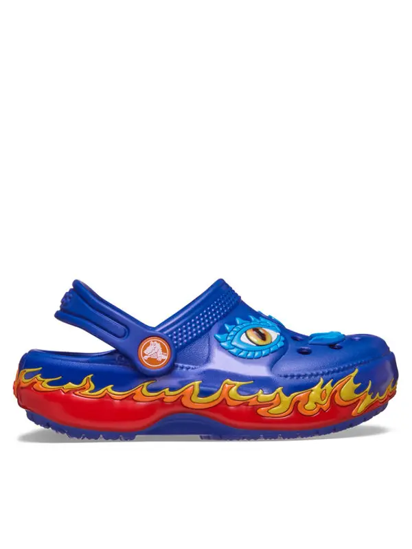 Crocs Crocs Natikače Toddler Classic IAM Dragon Lights Clog 212510 Plava