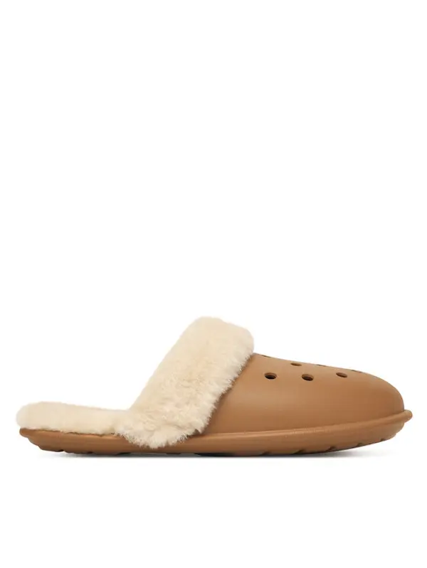 Crocs Crocs Papuče Classic Fuzz Scuff 212143 Smeđa