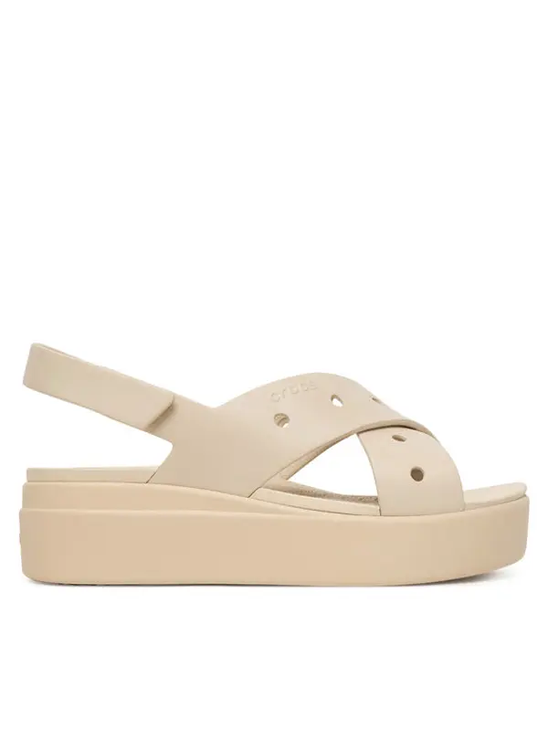 Crocs Crocs Sandale Brooklyn 4U Cross Strap Sandal 212254 Bež