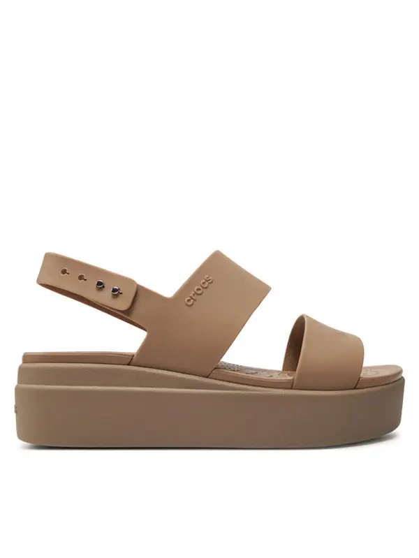 Crocs Crocs Sandale Brooklyn Low Wedge W 206453 Bež