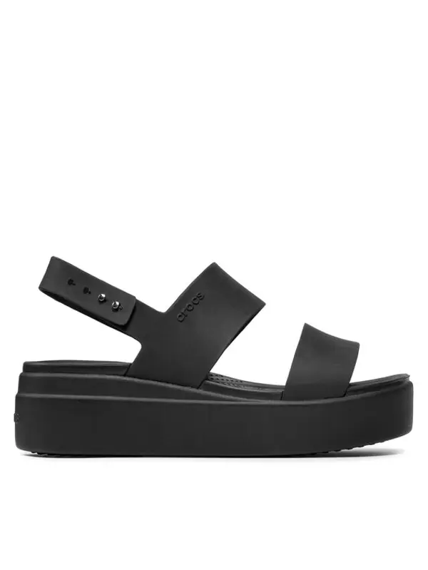 Crocs Crocs Sandale Brooklyn Low Wedge W 206453 Crna