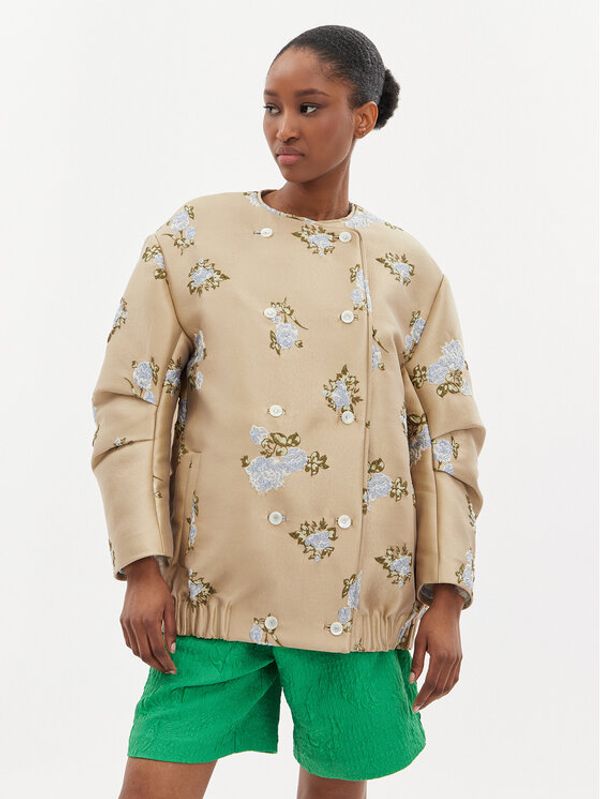 Custommade Custommade Prijelazna jakna Filina 999442875 Zlatna Oversize