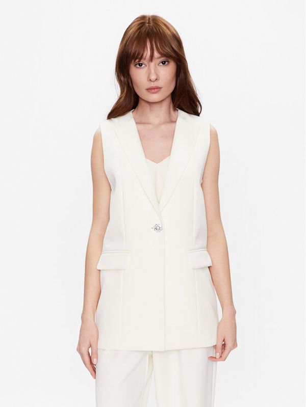 Custommade Custommade Prsluk Elena 999425848 Écru Regular Fit