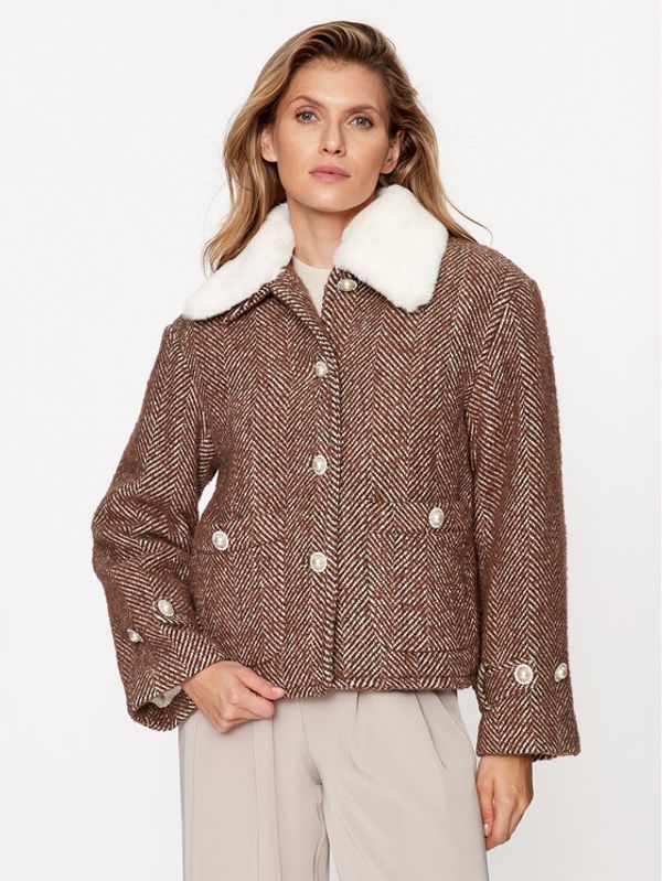 Custommade Custommade Vuneni kaput Herta 999511880 Smeđa Regular Fit