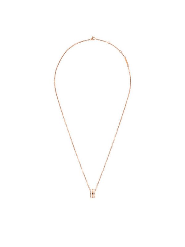 Daniel Wellington Daniel Wellington Ogrlica Emalie DW00400153 Ružičasta pozlata