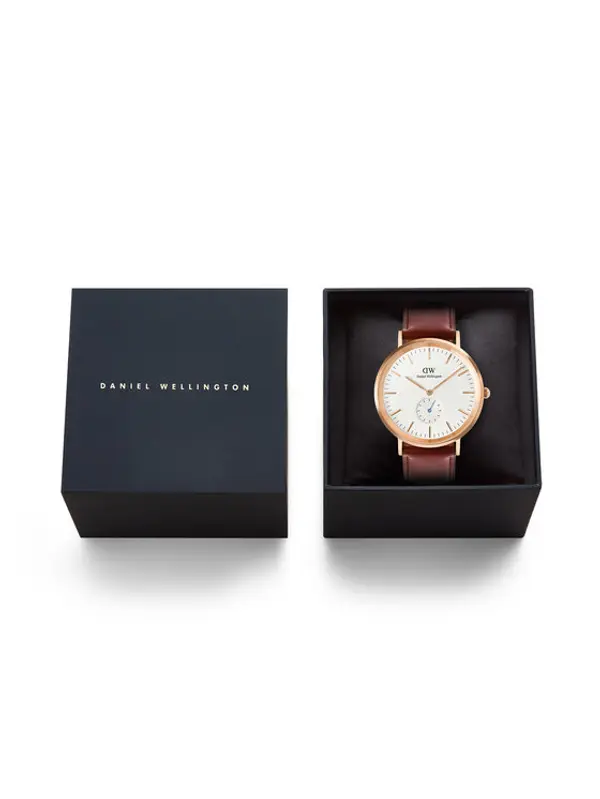 Daniel Wellington Daniel Wellington Sat Classic St. Mawes Horloge DW00100871 Smeđa